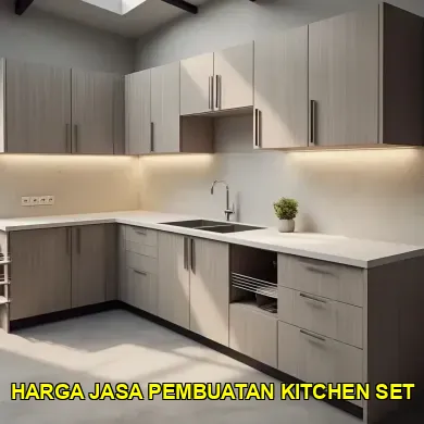 Mengetahui harga jasa pembuatan kitchen set per meter jogja